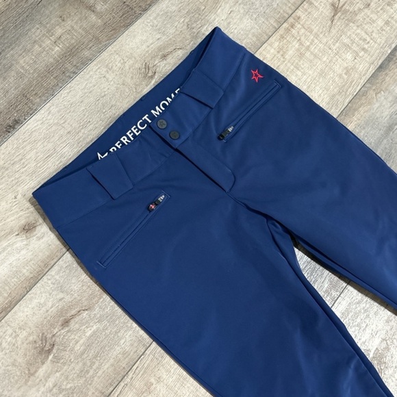 Perfect Moment Aurora skinny ski pants in navy - Picture 4 of 6